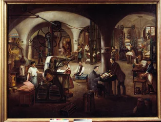 A fábrica de Camoin, na rue d