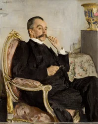 Retrato do príncipe Vladimir Mikhaylovich Golitsyn 1847-1932, 1906.