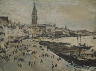 O cais Schiavoni em Veneza