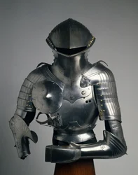 Composite Stechzeug, armadura para o "Joust alemão", c.1480-1540 (aço, ferro, latão e couro)