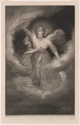 Georgiana, Duquesa de Devonshire, Retrato como Cynthia de "A Rainha das Fadas" de Spenser
