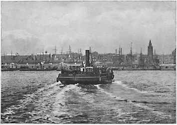 Liverpool, do Mersey, c1896