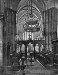 Interior da catedral da igreja de Cristo, Dublin, Irlanda, 1924-1926.