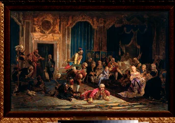 Os bobos da corte da imperatriz Ana I da Rússia (Anna Ivanovna