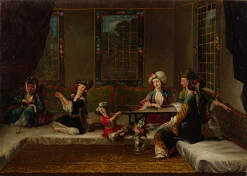 Mulheres Bordadas, década de 1730