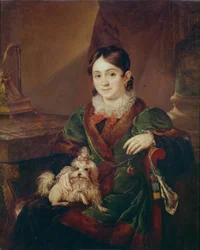Retrato da Condessa Natalia Andreevna Obolenskaya, 1833