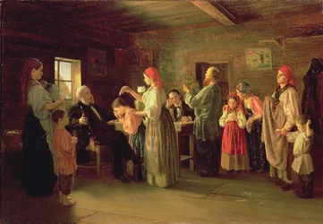 Inspeção de um lar para crianças, 1866