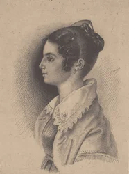 Condessa Vera Fyodorovna Vyazemskaya, de solteira Gagarina 1790-1886