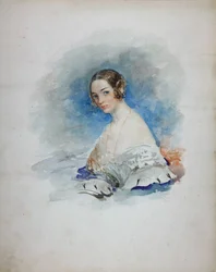 Retrato da princesa Maria Ivanovna Kochubey, née Baryatinskaya 1818-1843, 1846