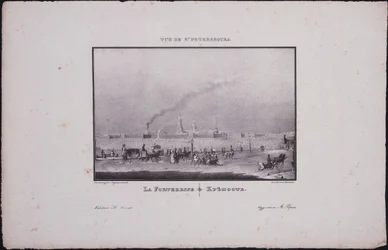 Vistas de São Petersburgo. Fortaleza de Pedro e Paulo, 1833