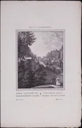Vistas de São Petersburgo. Vista do parque em Pavlovsk, 1833