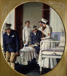 Em um Hospital Militar, 1901