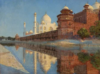 O Taj Mahal. Noite