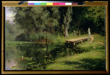 A lagoa overgrown, 1880
