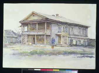 Casa de Surikov em Krasnoyarsk, 1890-91