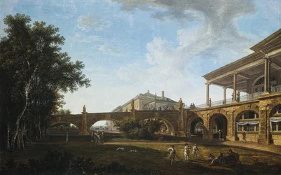 Rampa da Galeria Cameron no Parque em Tsarskoye Selo, 1794