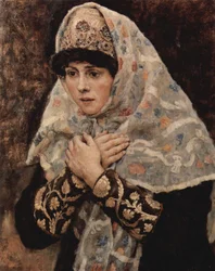 Rapariga Boyar de braços cruzados
