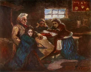 Menshikov em Berezovo um estudo, 1881, 1965.