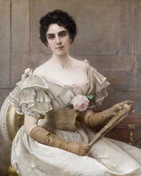 Václav Brozík no baile de 1898