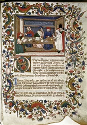 Banqueiros venezianos que emprestam dinheiro aos frades