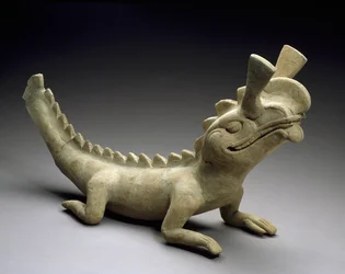 Iguana, 600-900 DC (cerâmica)