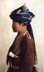 Mohamed, um jemadar da 5ª cavalaria de Bengala, 1889