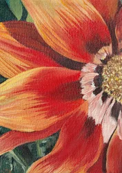 Flor laranja vibrante