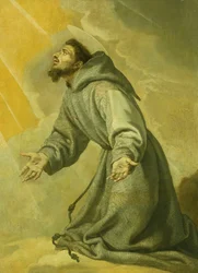 São Francisco recebendo os estigmas,