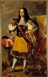 Uma Pintura de Porta de Parede por Victor Boucquet (1619-1677) Sol do século XVII. 1,84x1,12 m