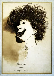 Gavroche aos 11 anos - em Os Miseráveis - tinta sobre papel, de Victor Hugo