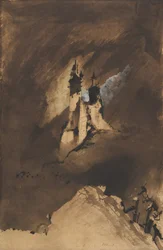 Lembrança de um castelo em Vosges, 1857.