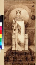 Santa Helena (imperatriz romaine, mero de Constantino I) (versículo 247/250 - versículo 329/330) - Santa Helena par Viktor Mikhaylovich Vasnetsov (1848-1926)