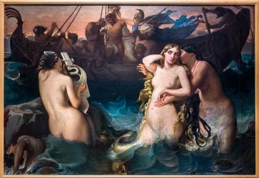 Ulisses e as sereias, antes de 1848 (óleo sobre tela)