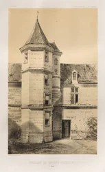 Arquitetura pitoresca ou monumentos do século XV. E XVI. Séculos: Castelos da França dos séculos XV e XVI: Pl. 87, Priorado de Sainte Gaudulfe (Eure)