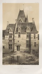Arquitetura pitoresca ou monumentos do século XV. E XVI. Séculos: Castelos da França dos séculos XV e XVI: Pl. 97, Château de Baumais (Calvados)