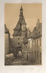Arquitetura pitoresca ou monumentos do século XV. E XVI. Séculos: Castelos da França dos séculos XV e XVI: Pl. 42, Tour De L