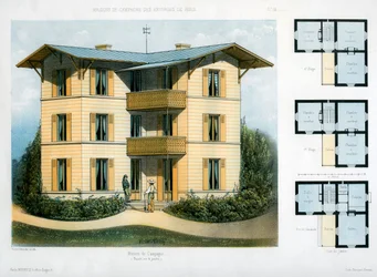 Casa de campo, c1860