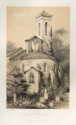 ... Pl. 14, Igreja de St. Maurice Vienne, 1860.