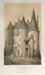 ... Pl. 45 Château De Chassy Saône e Loire, 1860.