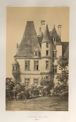 ... Pl. 49, Château De Lion Calvados, 1860.