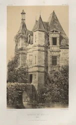 ... Pl. 78, Manoir de Belvau Corrèze, 1860.
