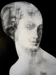 Mulher abstrata elegante