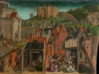 Conquista de Titus de Jerusalém (óleo sobre painel) (detalhe de 470981)