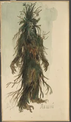 Leshy. Figurino para a ópera Snow Maiden de N. Rimsky-Korsakov, 1885.