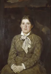 Retrato de Alexandra Vladimirovna Vasnetsova, a esposa do artista, 1878