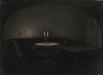 Interior. Luz Artificial Interior. Luz artificial, 1909.
