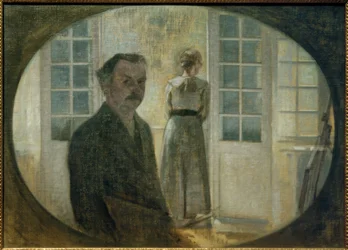 O artista e sua esposa