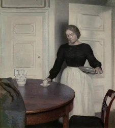 Interior, Strandgade 30, detalhe, 1899