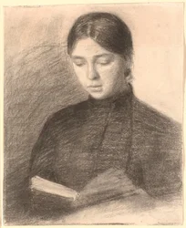 A irmã do artista Anna Reading