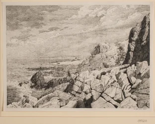 Costa rochosa de Bornholm